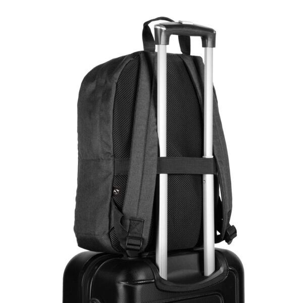 GIJON. Laptop backpack in 600D recycled high-density polyester and 210D recycled polyester lining