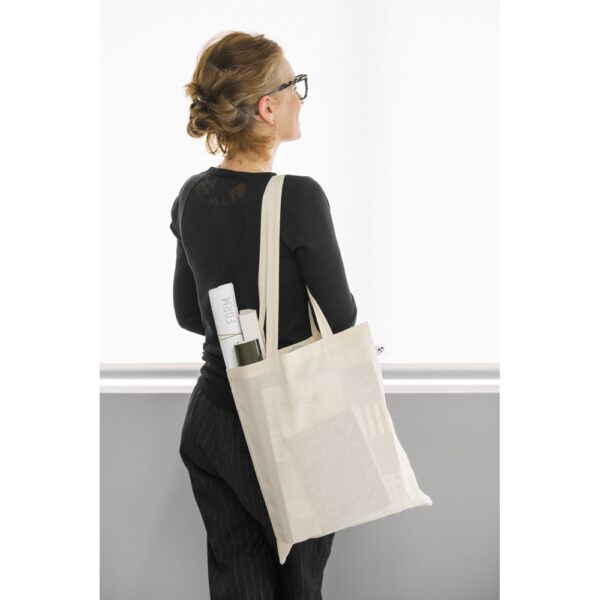 LEON. 100% organic cotton bag (140 g/m²)