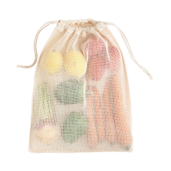 NAPOLI. 100% cotton bag (120 g/m²) with 100% cotton mesh on the front (100 g/m²)