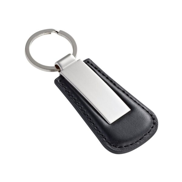 BACHMANN. Metal Keyring with PU surround
