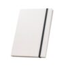 MILKY. A5 notebook with rigid cover in 100% recycled paper