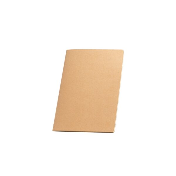 ALCOTT A5. A5 notepad with Kraft paper cover (250 g/m²) and plain pages