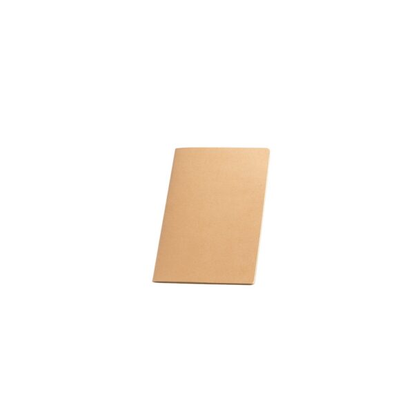 ALCOTT A6. Notepad with cardboard cover (250 g/m²) and plain pages