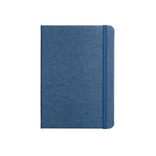 BOYD. A5 notebook in recycled polyester (100% rPET) with lined sheets