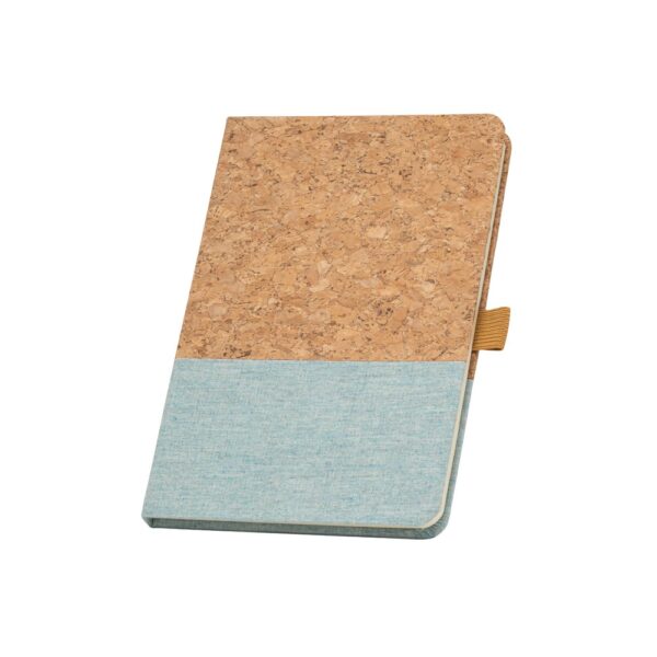 KLEE. A5 notebook in cork and linen with lined sheets
