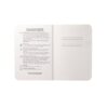 ORGANIC SEMI-RIGID. A5 notepad with semi-rigid cover made from organic elephant matter (80%)