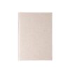 ORGANIC RIGID. A5 notepad with hard cover made from organic elephant matter (80%)