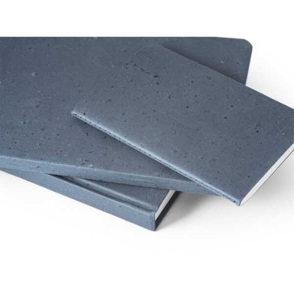 COFFEEPAD RIGID. A5 notepad with hard cover made from coffee husk waste (65%)