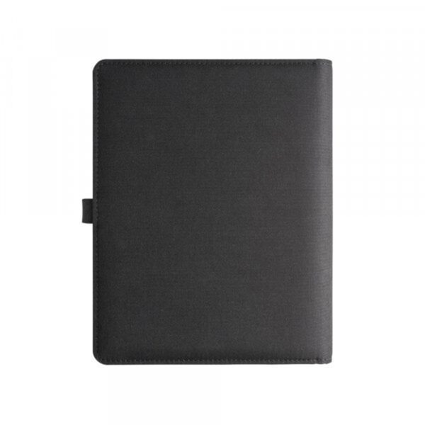 EMERGE A5 FOLDER. A5 folder in 300D recycled polyester (100% rPET) with wireless charger