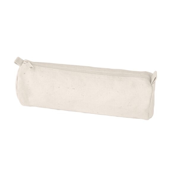 SCHOOLI. 100% cotton canvas pencil case (290 g/m²) with a cylindrical design