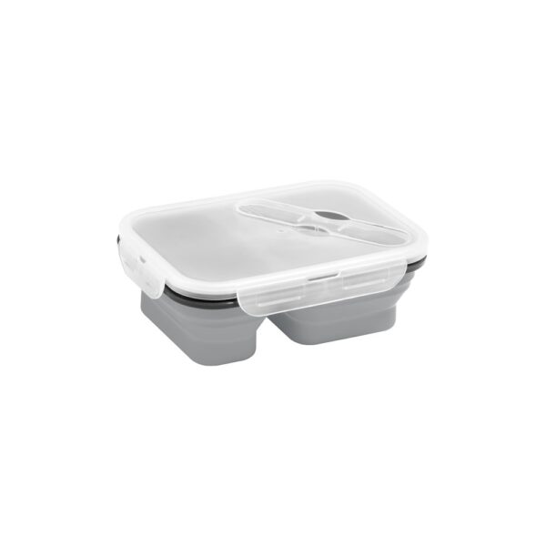 DILL. Lunch Box. Retractable hermetic box in silicone and PP (480 and 760 mL)