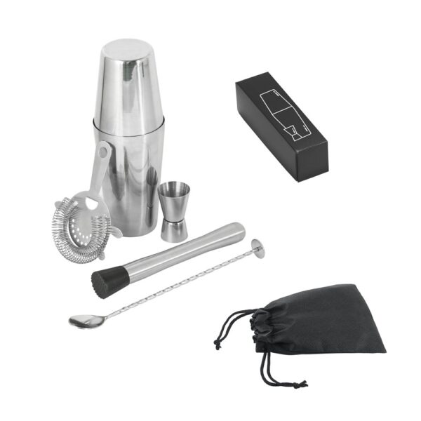 94043_set BRAMBLE. 6-piece stainless steel cocktail set