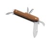 BELPIANO. Multifunction pocket knife in stainless steel and wood