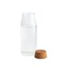 JASMIN 800. Borosilicate glass bottle with cork lid 800 mL