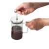 JENSON. Coffee maker in borosilicate glass and stainless steel 600 mL