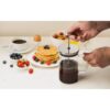 JENSON. Coffee maker in borosilicate glass and stainless steel 600 mL