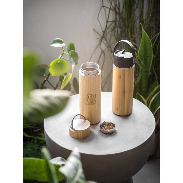 SOW. Bamboo and stainless steel thermos 440 mL