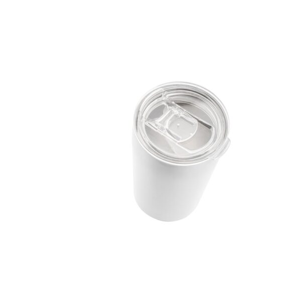 SLIDER. Stainless steel travel cup 380 mL