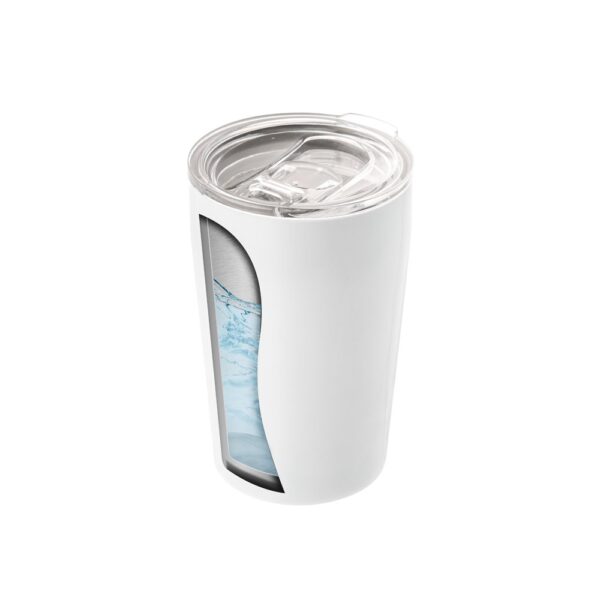 SLIDER. Stainless steel travel cup 380 mL