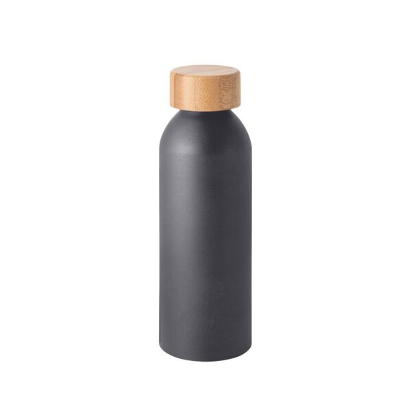 QUETA. Aluminium bottle with bamboo lid 550 mL