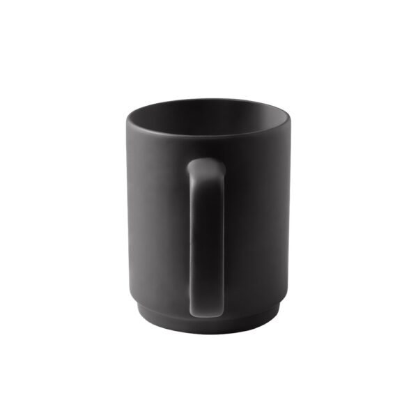 MIGHTY. Ceramic mug with cylindrical body 330 mL