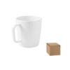 94279_set DHONI WHITE. Ceramic mug 450 mL