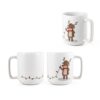 94282_set REINDEER. Mug with Christmas print 330 mL