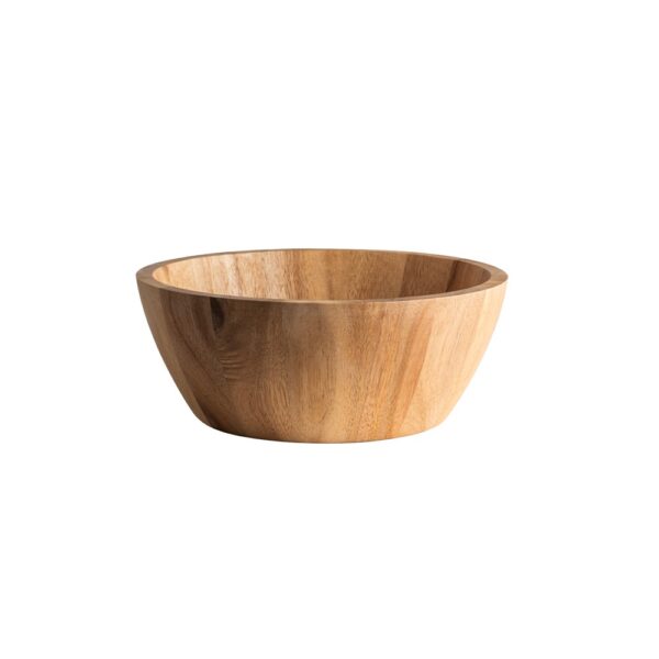 94290_170 SAGE. Round acacia wood salad bowl