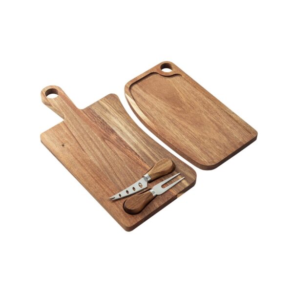 CASSIA. Acacia wood cheese board with handle, made from FSC™ certified material and other controlled materials
