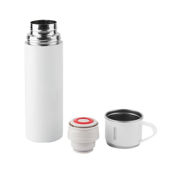 COMANECI. Double-walled stainless steel bottle (90% recycled) with matte finish 490 mL