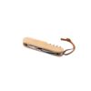RYKER. Multifunctional bamboo and stainless steel pocket knife with PU handle