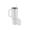 JOYNER XL. Large stainless steel travel cup (91% recycled) with vacuum insulated double wall and a matt finish 1300 mL