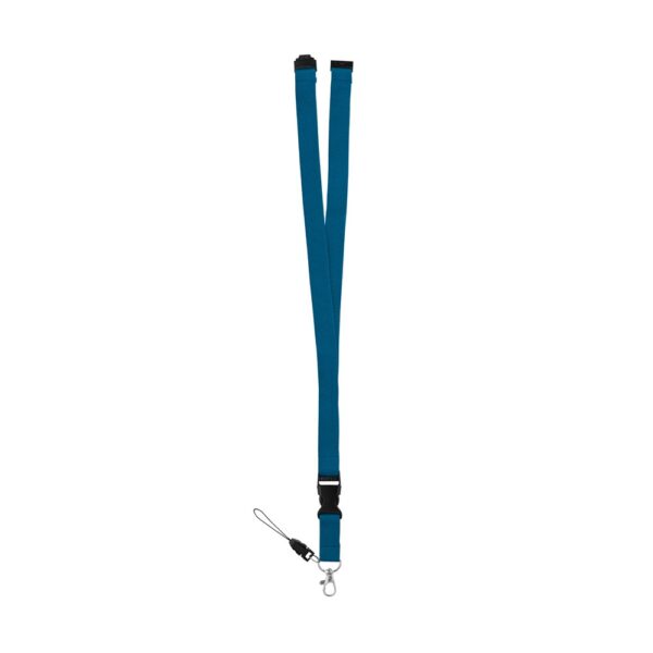 MURRAY. Polyester lanyard with metal carabiner
