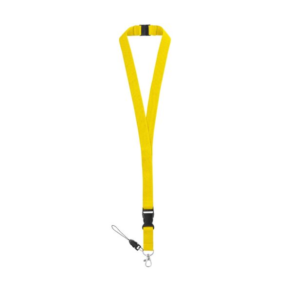 MURRAY. Polyester lanyard with metal carabiner