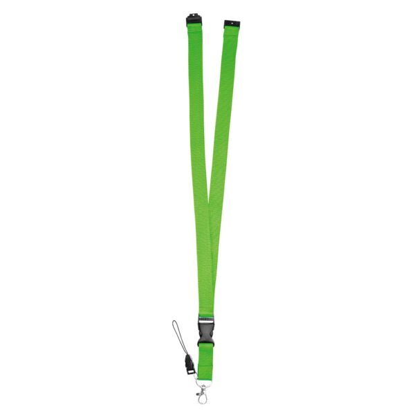 MURRAY. Polyester lanyard with metal carabiner