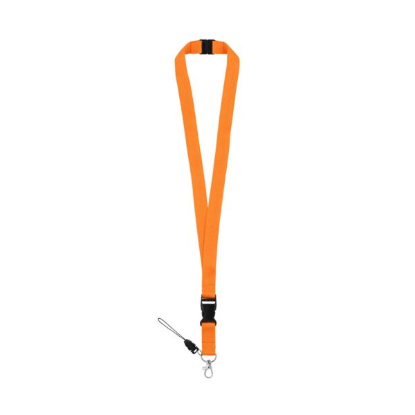 MURRAY. Polyester lanyard with metal carabiner