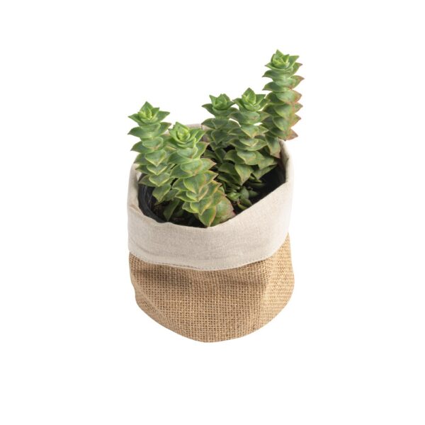 DUCASSE. Multi-purpose bag in jute (260g/m²) and cotton (120g/m²)