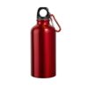 LANDSCAPE S. Aluminium sports bottle with carabiner 400 mL