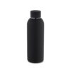 ODIN. Double wall vacuum stainless steel (36% recycled) bottle with rubber coating 550 mL