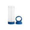 QUINTANA. Glass sports bottle with PP cap 390 mL