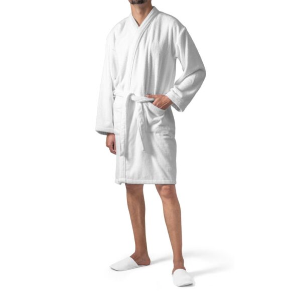 RUFFALO. Bathrobe (350 g/m²) made of cotton (82%) and recycled cotton (18%)