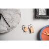 STEWIE. Rectangular keyring in beech wood