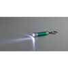 RE-LERGAN. Aluminium keyring (92% recycled) with 3-light LED torch