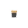 ESSENCE. 50g scented candle in glass cup with bamboo lid