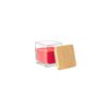 ESSENCE. 50g scented candle in glass cup with bamboo lid