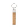 EVANS. Set consisting of a ballpoint and key ring, both in metal and cork