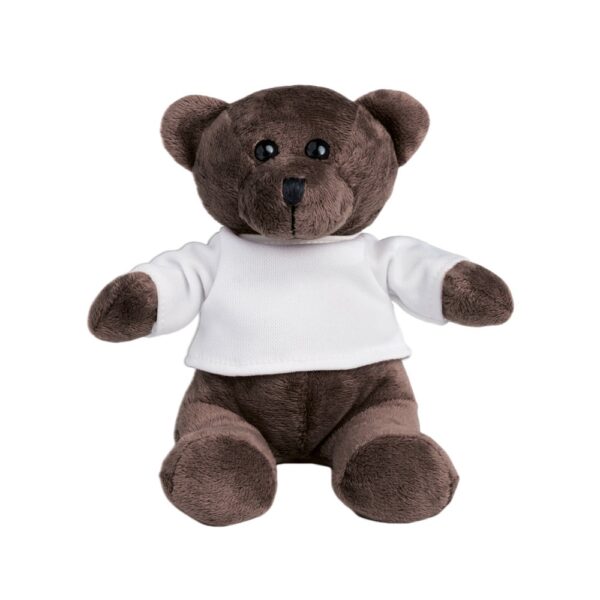 GRIZZLY. Teddy bear plush toy with t-shirt on