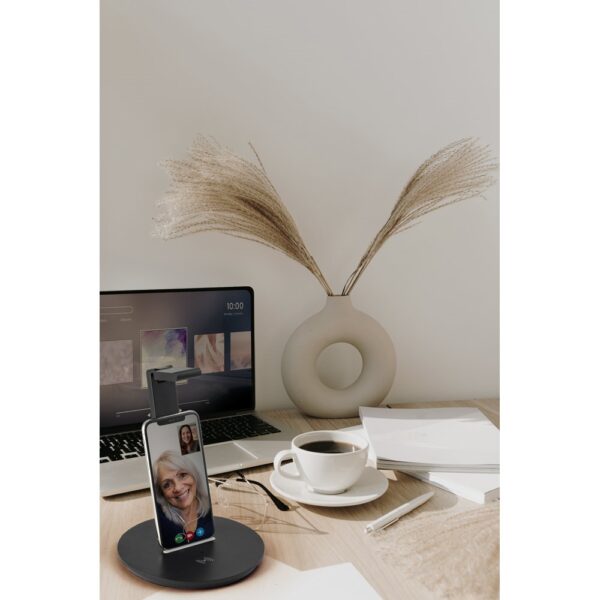 GERST. ABS headphone stand with built-in wireless charger