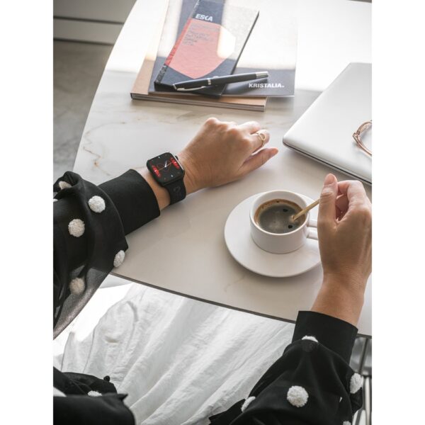 97136_amb WILES. Smartwatch with 1'85" screen, IPX4 and 3-day battery life and silicone strap