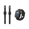 97136_set WILES. Smartwatch with 1'85" screen, IPX4 and 3-day battery life and silicone strap